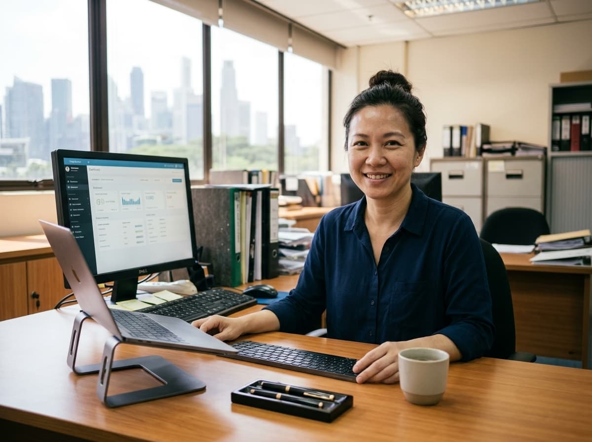 Rachel Lim, Senior Corporate Secretary using TOKATOS